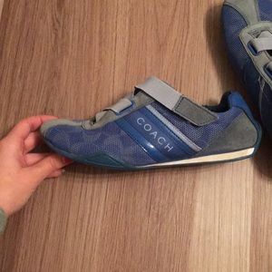 Blue Coach Sneakers